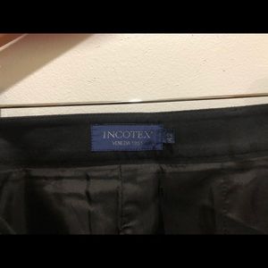 INCOTEX Venezia 1951 wool black pencil skirt